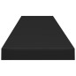 vidaXL Estantes flotantes de pared 4 uds MDF negro 120x23,5x3,8cm vidaXL Estantes flotantes de pared 4 uds MDF negro 120x23,5x3,8cm