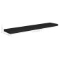 vidaXL Estantes flotantes de pared 4 uds MDF negro 120x23,5x3,8cm vidaXL Estantes flotantes de pared 4 uds MDF negro 120x23,5x3,8cm