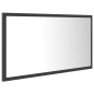 vidaXL Espejo de baño LED acrílico gris 80x8,5x37 cm vidaXL Espejo de baño LED acrílico gris 80x8,5x37 cm