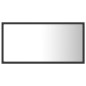 vidaXL Espejo de baño LED acrílico gris 80x8,5x37 cm vidaXL Espejo de baño LED acrílico gris 80x8,5x37 cm