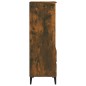 vidaXL Aparador alto madera contrachapada roble ahumado 40x36x110 cm vidaXL Aparador alto madera contrachapada roble ahumado 40x36x110 cm