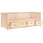 vidaXL Sofá cama de madera maciza de pino 75x190 cm vidaXL Sofá cama de madera maciza de pino 75x190 cm