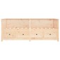 vidaXL Sofá cama de madera maciza de pino 75x190 cm vidaXL Sofá cama de madera maciza de pino 75x190 cm