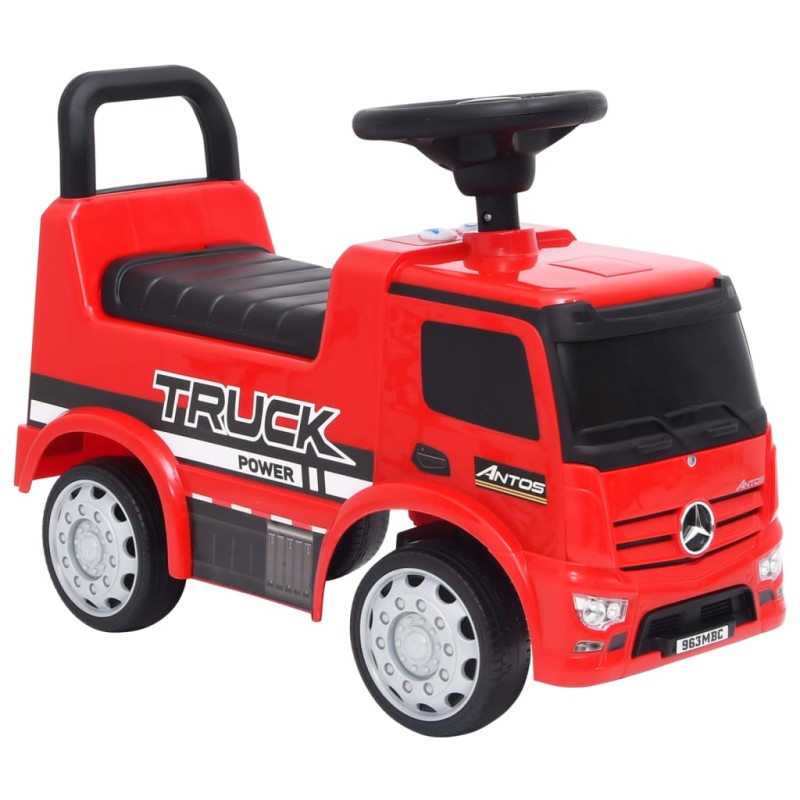 vidaXL Coche correpasillo Mercedes-Benz camión rojo vidaXL Coche correpasillo Mercedes-Benz camión rojo