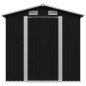 vidaXL Caseta de jardín de acero gris antracita 204x132x186 cm