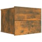 vidaXL Mesita de noche madera contrachapada roble ahumado 40x30x30 cm vidaXL Mesita de noche madera contrachapada roble ahumado 40x30x30 cm
