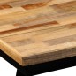 vidaXL Banco de madera de teca reciclada y acero 110x35x45 cm