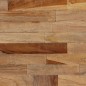 vidaXL Banco de madera de teca reciclada y acero 110x35x45 cm