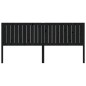 vidaXL Cabecero de cama madera maciza de pino negro 205,5x4x100 cm vidaXL Cabecero de cama madera maciza de pino negro 205,5x4x100 cm