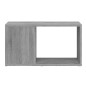 vidaXL Mueble de TV madera contrachapada gris Sonoma 60x24x32 cm