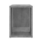 vidaXL Mueble de TV madera contrachapada gris Sonoma 60x24x32 cm