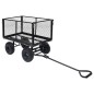 vidaXL Carrito de mano de jardín negro 350 kg vidaXL Carrito de mano de jardín negro 350 kg
