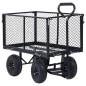 vidaXL Carrito de mano de jardín negro 350 kg vidaXL Carrito de mano de jardín negro 350 kg