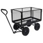 vidaXL Carrito de mano de jardín negro 350 kg vidaXL Carrito de mano de jardín negro 350 kg
