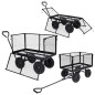 vidaXL Carrito de mano de jardín negro 350 kg vidaXL Carrito de mano de jardín negro 350 kg