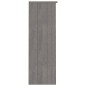 vidaXL Aparador superior HAMAR pino macizo gris claro 85x35x100 cm