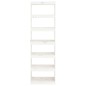 vidaXL Estantería/divisor de espacios madera pino blanco 60x30x199,5cm vidaXL Estantería/divisor de espacios madera pino blanco 60x30x199,5cm