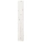 vidaXL Estantería/divisor de espacios madera pino blanco 60x30x199,5cm vidaXL Estantería/divisor de espacios madera pino blanco 60x30x199,5cm