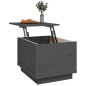 vidaXL Mesa de centro de madera maciza de pino gris 40x50x35 cm vidaXL Mesa de centro de madera maciza de pino gris 40x50x35 cm