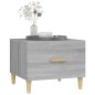 vidaXL Mesa de centro madera contrachapada gris Sonoma 50x50x40 cm vidaXL Mesa de centro madera contrachapada gris Sonoma 50x50x40 cm