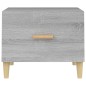vidaXL Mesa de centro madera contrachapada gris Sonoma 50x50x40 cm vidaXL Mesa de centro madera contrachapada gris Sonoma 50x50x40 cm