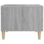 vidaXL Mesa de centro madera contrachapada gris Sonoma 50x50x40 cm vidaXL Mesa de centro madera contrachapada gris Sonoma 50x50x40 cm