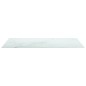 vidaXL Tablero mesa diseño mármol vidrio templado blanco 100x62 cm 8mm vidaXL Tablero mesa diseño mármol vidrio templado blanco 100x62 cm 8mm