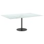 vidaXL Tablero mesa diseño mármol vidrio templado blanco 100x62 cm 8mm vidaXL Tablero mesa diseño mármol vidrio templado blanco 100x62 cm 8mm