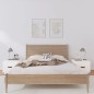 vidaXL Mesitas de noche 2 uds madera maciza pino blanco 40x34x35 cm vidaXL Mesitas de noche 2 uds madera maciza pino blanco 40x34x35 cm