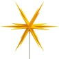 vidaXL Lámpara de Navidad LED plegable 3 unidades amarillo 35 cm vidaXL Lámpara de Navidad LED plegable 3 unidades amarillo 35 cm