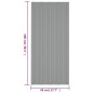 vidaXL Panel para tejado acero galvanizado gris 12 unidades 100x45 cm vidaXL Panel para tejado acero galvanizado gris 12 unidades 100x45 cm