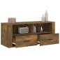 vidaXL Mueble para TV madera contrachapada roble ahumado 100x35x40 cm vidaXL Mueble para TV madera contrachapada roble ahumado 100x35x40 cm