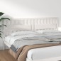vidaXL Cabecero de cama madera maciza de pino blanco 205,5x4x100 cm vidaXL Cabecero de cama madera maciza de pino blanco 205,5x4x100 cm