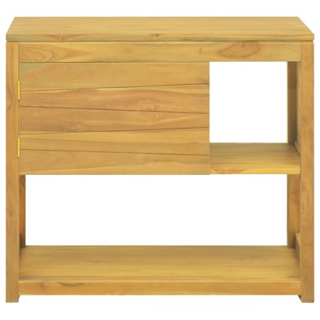 vidaXL Armario de baño madera maciza de teca 85x40x75 cm