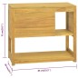vidaXL Armario de baño madera maciza de teca 85x40x75 cm vidaXL Armario de baño madera maciza de teca 85x40x75 cm