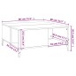 vidaXL Mesa de centro madera contrachapada gris hormigón 80x80x36,5 cm vidaXL Mesa de centro madera contrachapada gris hormigón 80x80x36,5 cm