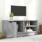 vidaXL Mueble de TV madera contrachapada gris hormigón 80x35x36,5 cm