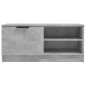 vidaXL Mueble de TV madera contrachapada gris hormigón 80x35x36,5 cm
