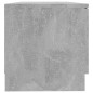 vidaXL Mueble de TV madera contrachapada gris hormigón 80x35x36,5 cm
