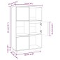 vidaXL Aparador alto de madera maciza de pino marrón miel 74x35x117 cm vidaXL Aparador alto de madera maciza de pino marrón miel 74x35x117 cm