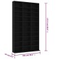 vidaXL Armario para CDs madera contrachapada negro 102x16x177,5 cm vidaXL Armario para CDs madera contrachapada negro 102x16x177,5 cm