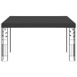 vidaXL Cenador con montaje en la pared antracita 4x3x2,5 m vidaXL Cenador con montaje en la pared antracita 4x3x2,5 m
