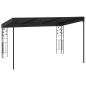 vidaXL Cenador con montaje en la pared antracita 4x3x2,5 m vidaXL Cenador con montaje en la pared antracita 4x3x2,5 m