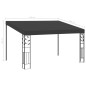 vidaXL Cenador con montaje en la pared antracita 4x3x2,5 m vidaXL Cenador con montaje en la pared antracita 4x3x2,5 m