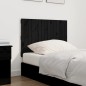 vidaXL Cabecero de cama de pared madera maciza pino negro 95,5x3x60 cm vidaXL Cabecero de cama de pared madera maciza pino negro 95,5x3x60 cm