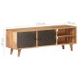 vidaXL Mueble para TV madera maciza de acacia 115x30x39 cm vidaXL Mueble para TV madera maciza de acacia 115x30x39 cm