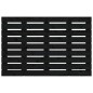 vidaXL Cabecero de cama de pared madera maciza pino negro 96x3x63 cm vidaXL Cabecero de cama de pared madera maciza pino negro 96x3x63 cm