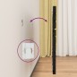 vidaXL Cabecero de cama de pared madera maciza pino negro 96x3x63 cm vidaXL Cabecero de cama de pared madera maciza pino negro 96x3x63 cm
