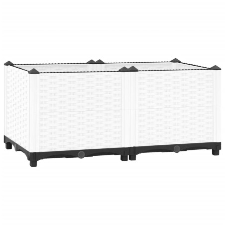 vidaXL Arriate polipropileno 80x40x38 cm