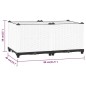 vidaXL Arriate polipropileno 80x40x38 cm vidaXL Arriate polipropileno 80x40x38 cm